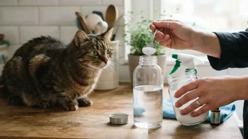 mixing-fresh-cleaning-solutions-in-glass-bottles-for-home-care-cat