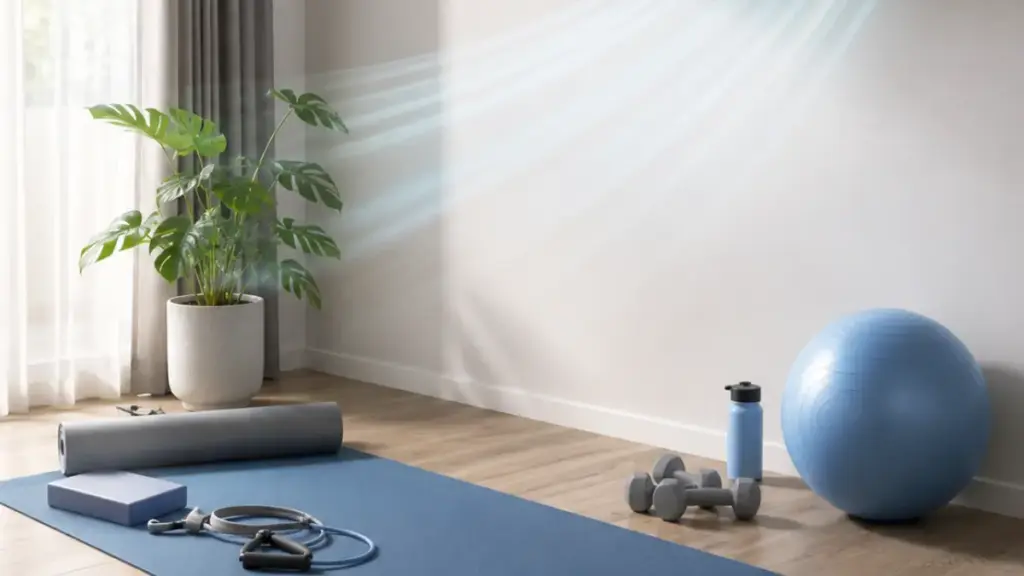 modern-air-conditioner-cooling-a-living-room-exercise-space