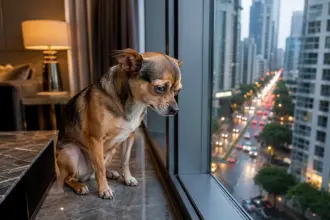 modern high rise apartment pet husbandry and canine stress monitoring for the best apartment dogs