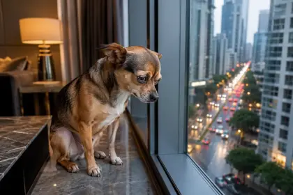 modern high rise apartment pet husbandry and canine stress monitoring for the best apartment dogs