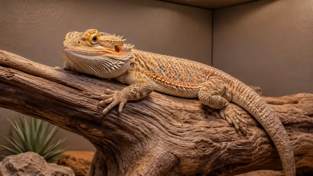 non-reflective-enclosure-walls-to-eliminate-territorial-stress-in-a-bearded-dragon-tank