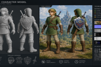 ocarina of time remake production assets