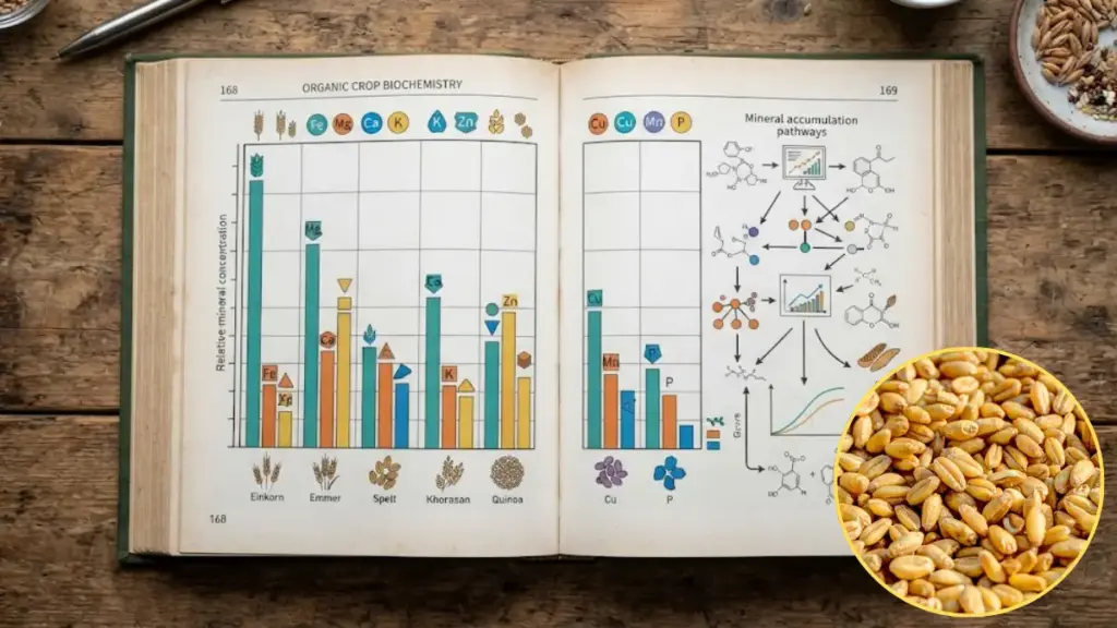 open-biochemistry-manual-showing-grain-mineral-comparison-charts