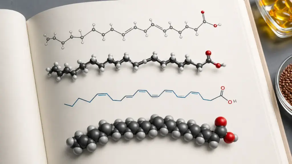 open-chemistry-book-showing-omega-3-molecular-diagrams