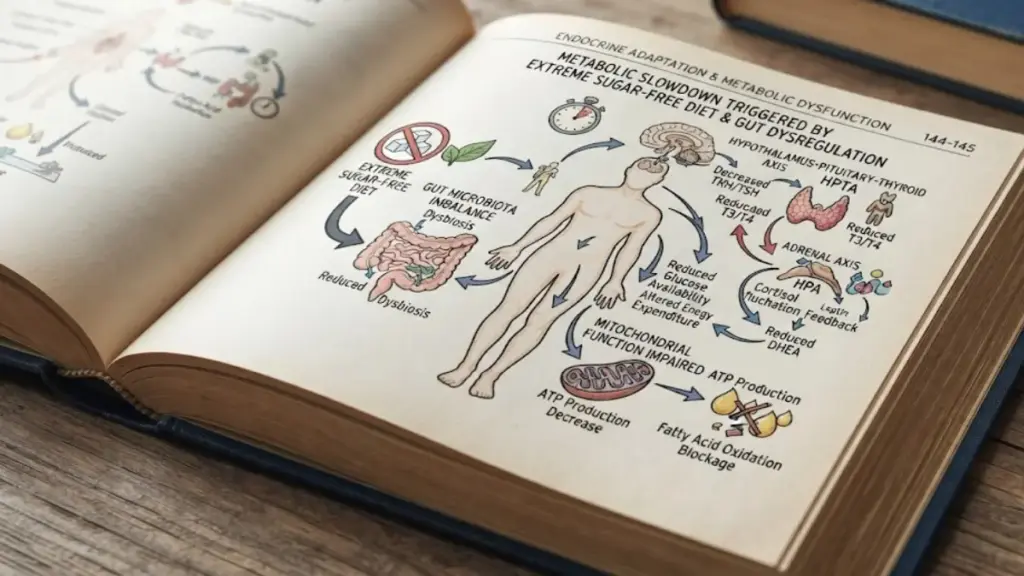 open-endocrinology-textbook-showing-metabolic-pathways-for-sugar-free-diet-gut-health