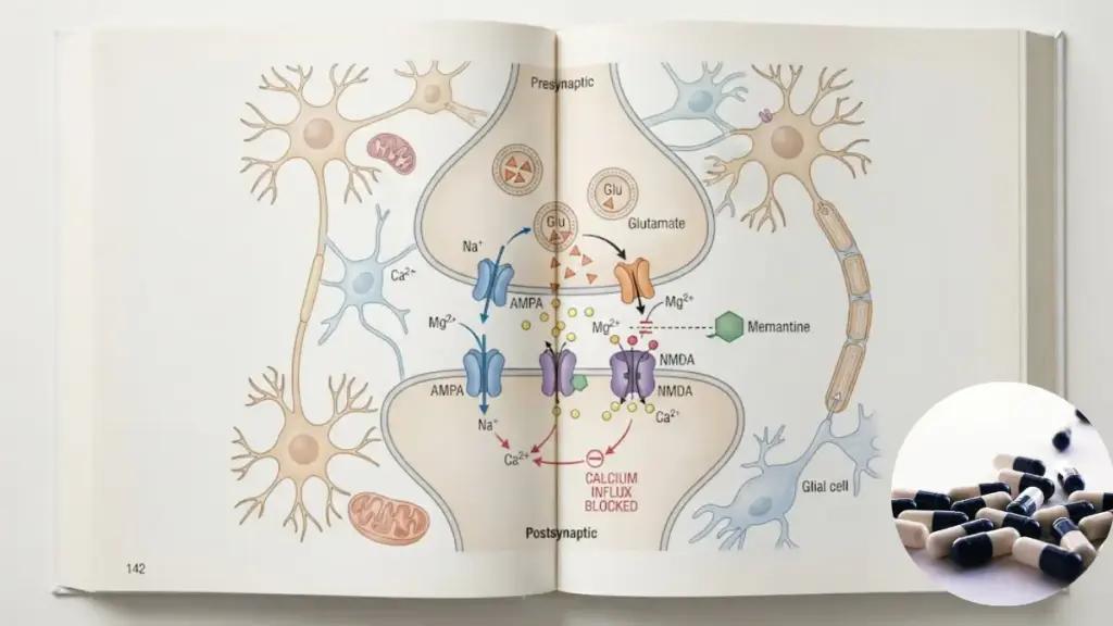 open-neuropharmacology-guide-showing-glutamate-pathway-diagrams-medicine