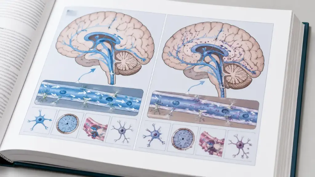 open-neuroscience-manual-showing-glymphatic-clearance-diagrams-for-physical-activity-dementia