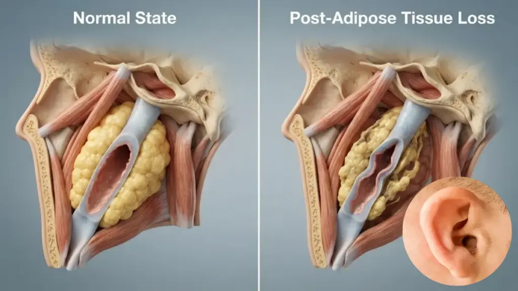 ozempic-side-effects-ostmann-fatty-pad-structure
