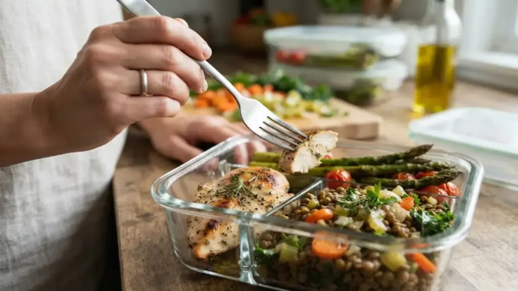 pan-seared-chicken-breast-and-lentils-on-a-clean-plate