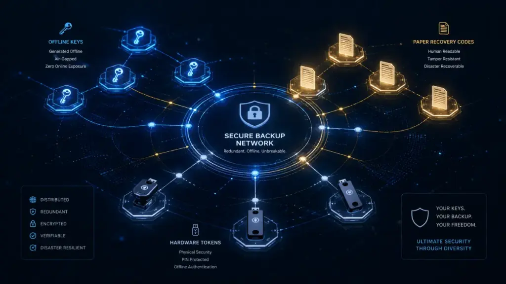 passkey vs password backup protocols