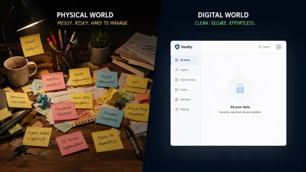  passkey vs password credential management