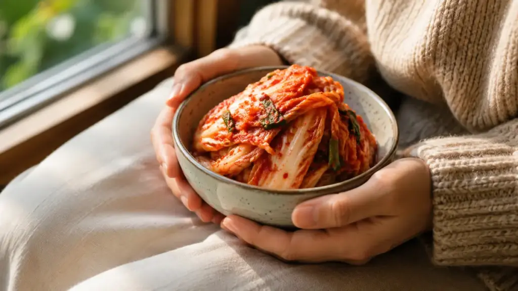 person-resting-by-a-window-holding-a-bowl-of-spicy-kimchi-dkf