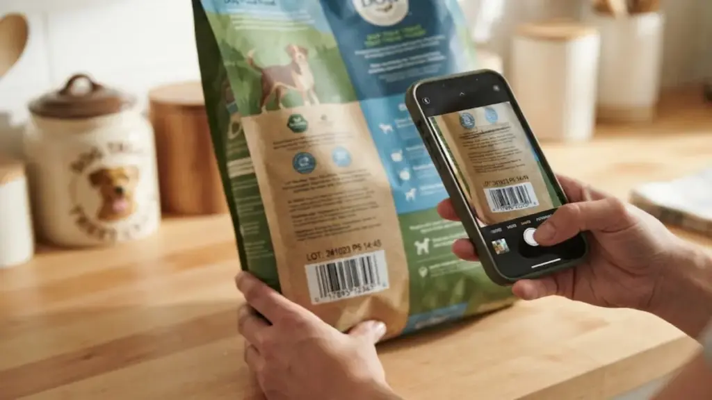 photographing-a-dog-food-lot-number-with-a-smartphone-dogg