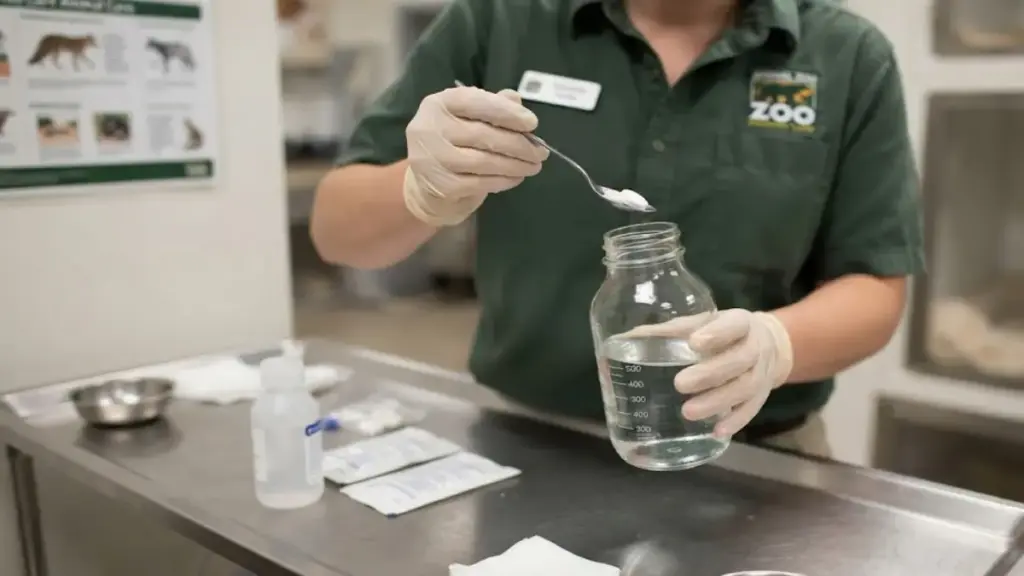 pouring-clean-water-into-a-bottle-with-electrolyte-tablets-snake
