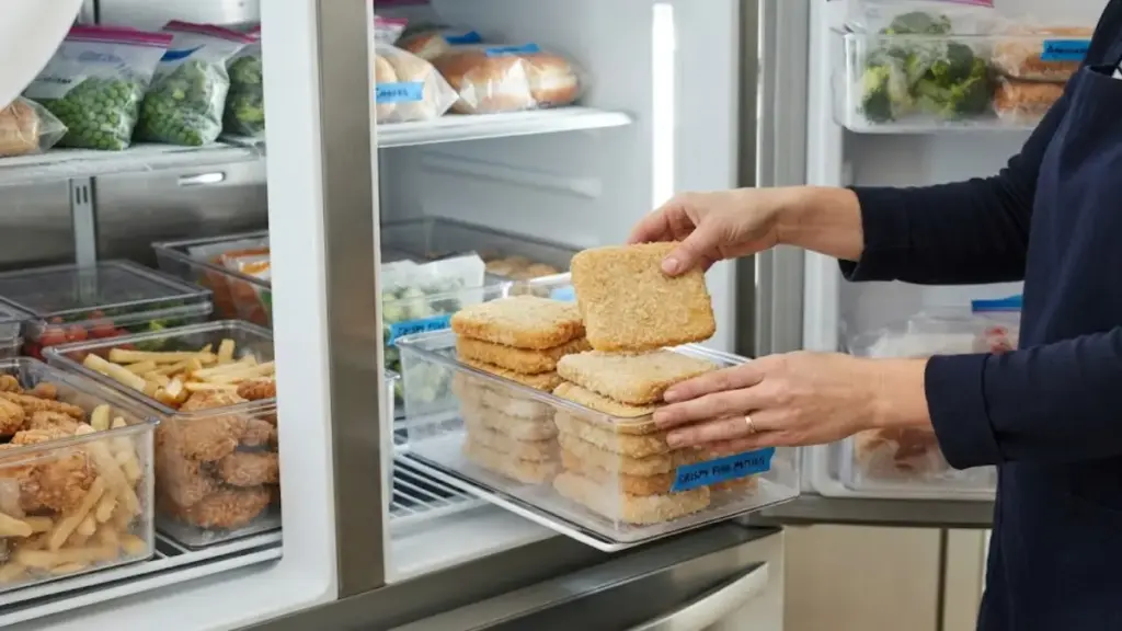 pre-battered-frozen-fish-patties-arranged-neatly-on-a-freezer-shelf