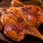 premium crispy roasted spatchcock chicken showcasing vibrant textures and proper delish recipe metrics