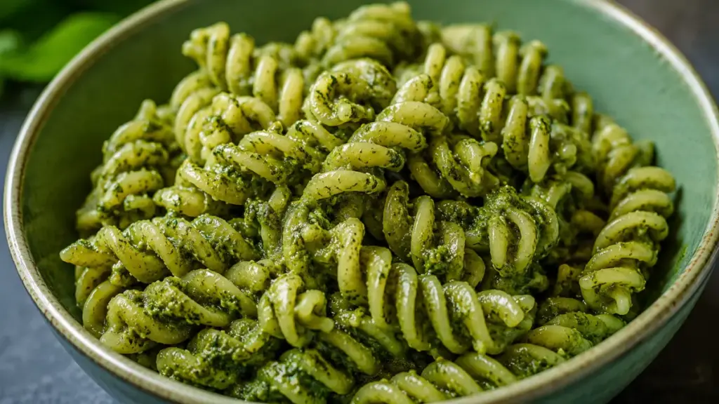 premium-helix-fusilli-spirals-uniformly-coated-in-vibrant-green-basil-pesto