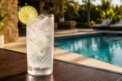 premium low sugar poolside beverage showcasing vibrant clarity and proper summer cocktail recipes metrics