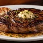 premium seared house steak showcasing vibrant crust textures and proper dining metrics