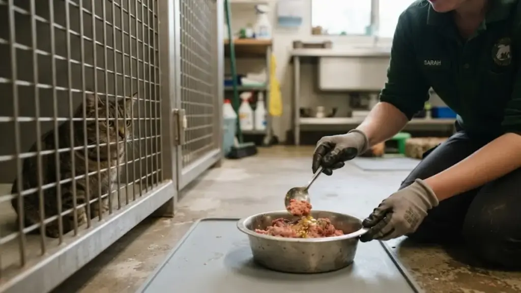 preparing-a-high-protein-raw-meat-diet-for-a-healthy-feline-to-avoid-feline-aggression-pet