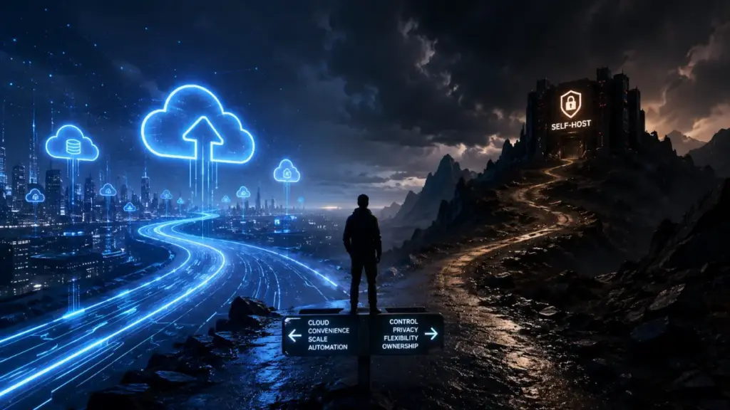 professional choice between centralized passkeys and self-hosted security