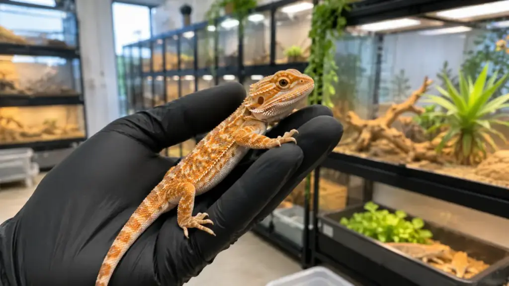 professional-handling-of-heterozygous-f1-carrier-hatchlings-in-bearded-dragon-care