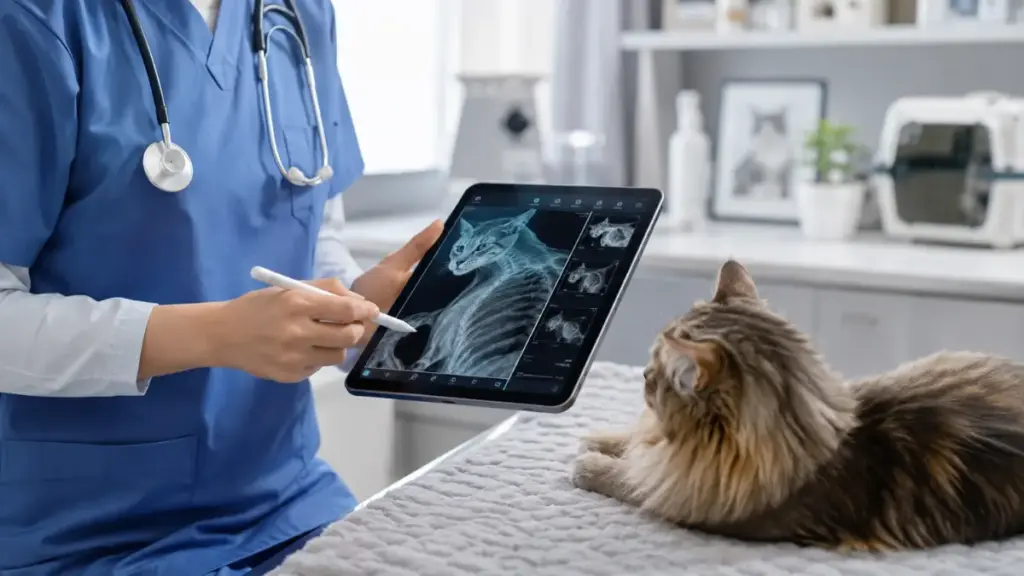 professional-veterinary-consultation-to-review-feline-lung-health-metrics