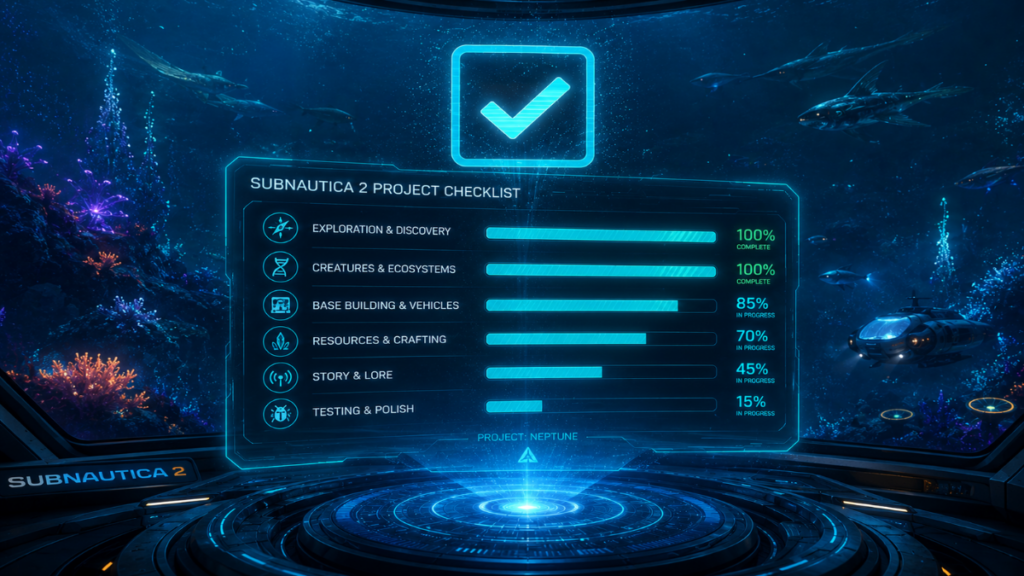indicators of subnautica 2 future progress.