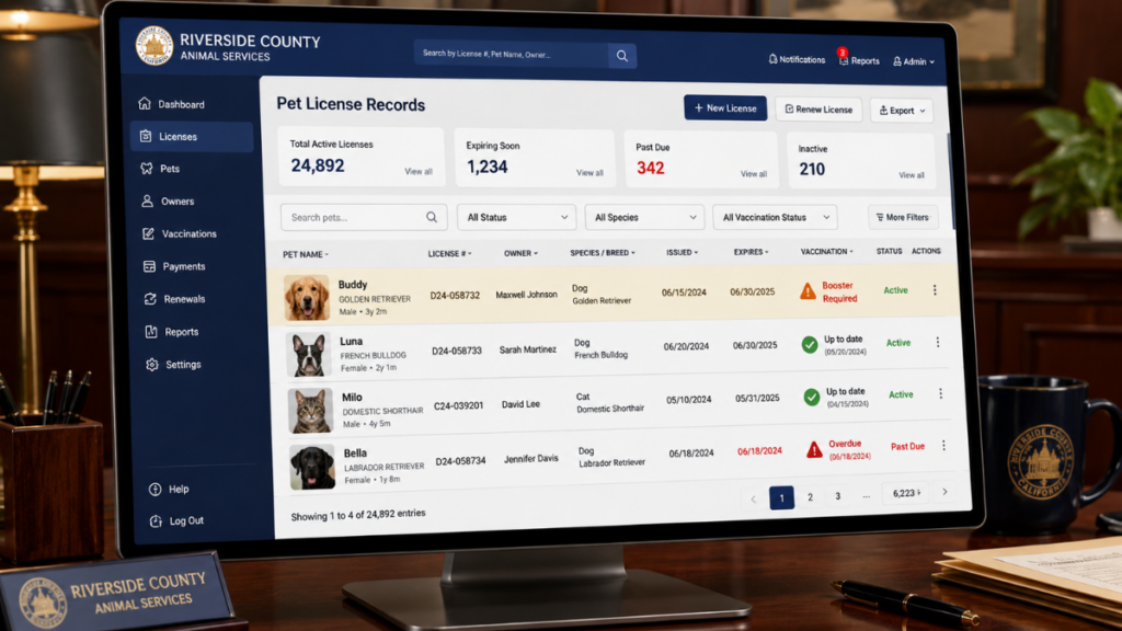 administrative-pet-licensing-database-warning-for-rabies-shot-for-dog