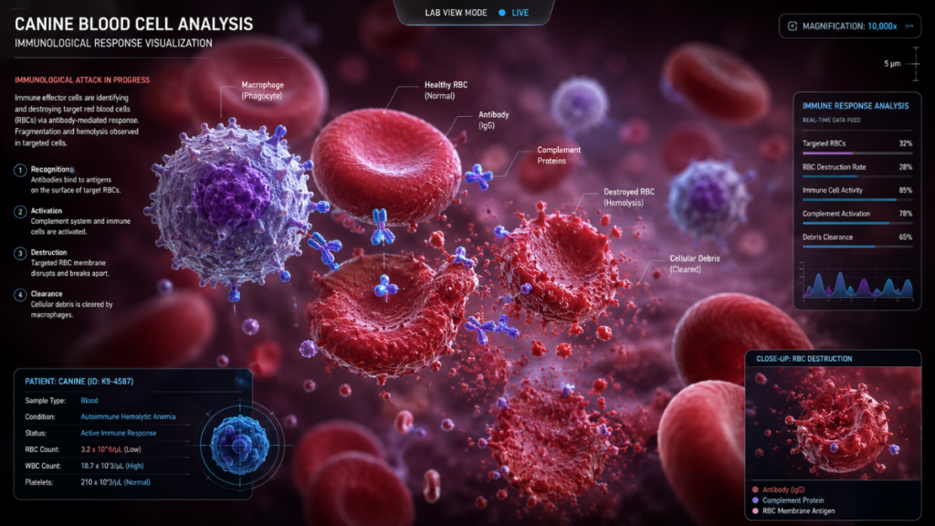 canine-red-blood-cell-autoimmune-destruction-from-botched-rabies-shot-for-dogs