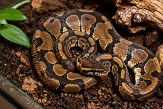 raise python terrarium setup snake care