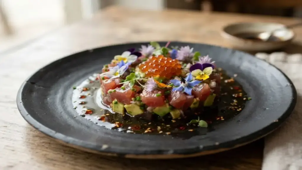 raw-food-dishes-tuna-tartare-avocado-los-angeles