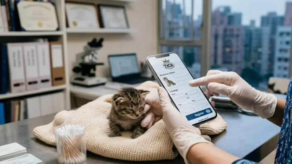 registering-newborn-specialty-kittens-on-an-official-feline-association-database-app