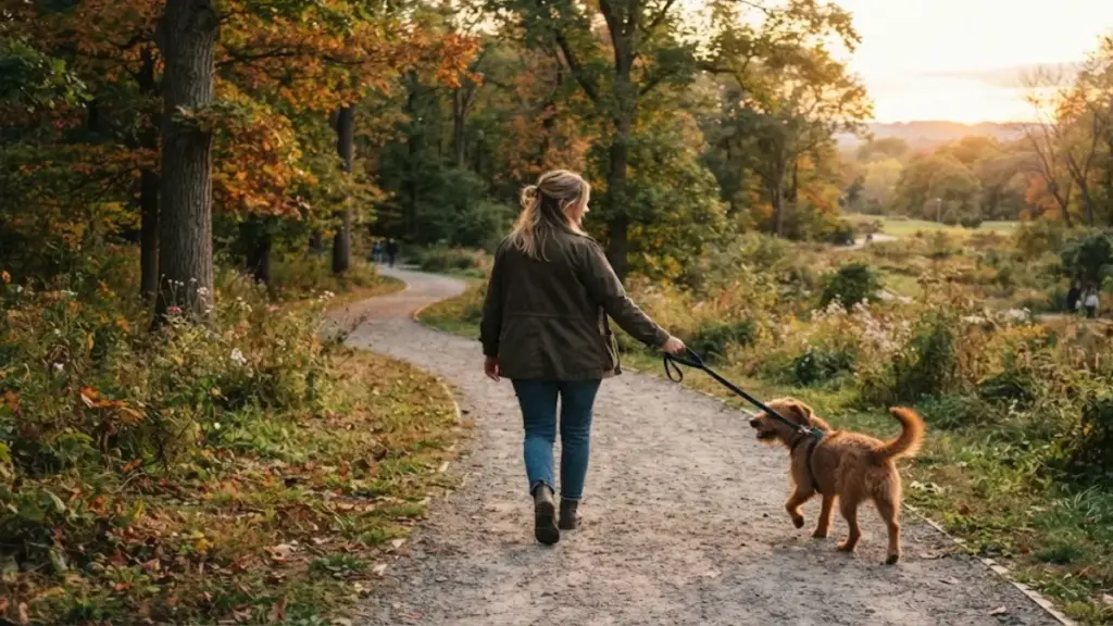 rescue-dogs-happy-owner-park-walk