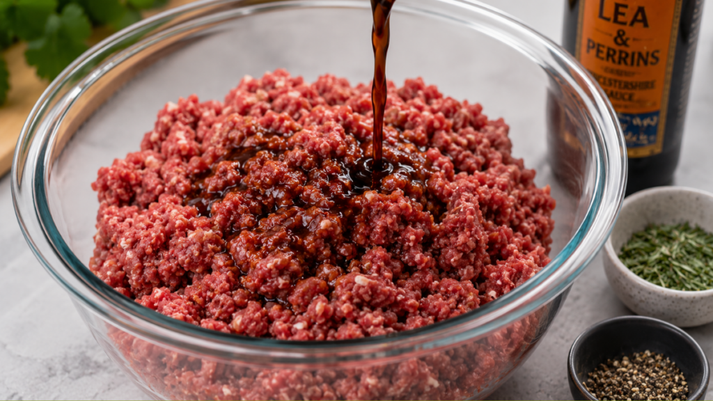raw-minced-meat-worcestershire-sauce-blend