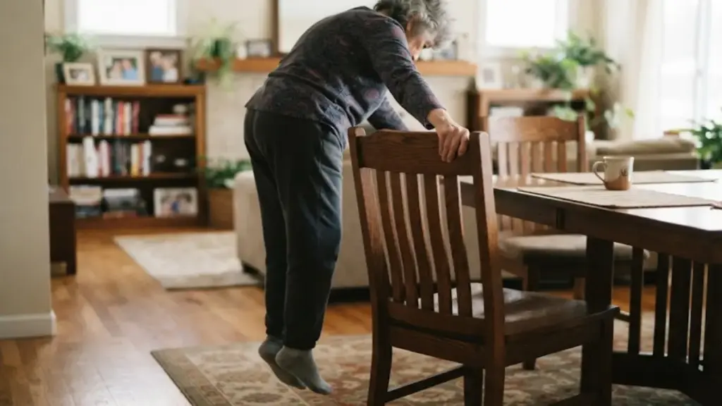 senior-man-counter-supported-calf-raises-daily-exercise-habit