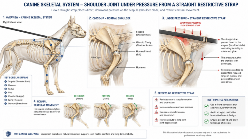  shoulder-joint-pressure-from-dog-harness-body-leash