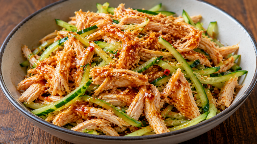 shredded-sesame-chicken-breast-fast-easy-healthy-dinner-recipes