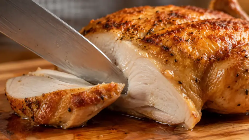 slicing-a-juicy-resting-roasted-chicken-breast-for-a-perfect-delish-recipe