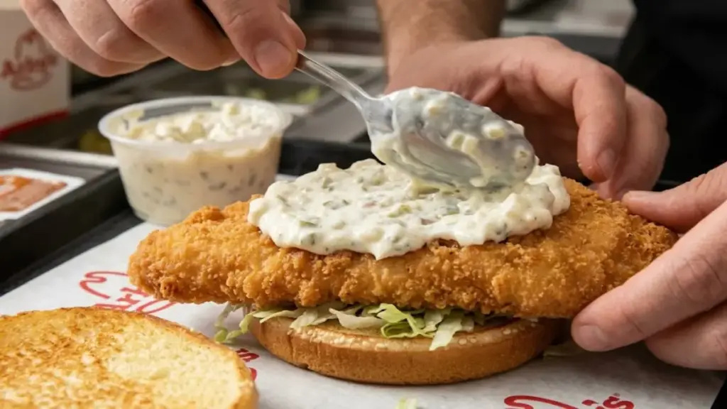spreading-creamy-white-tartar-sauce-on-a-fried-fish-fillet