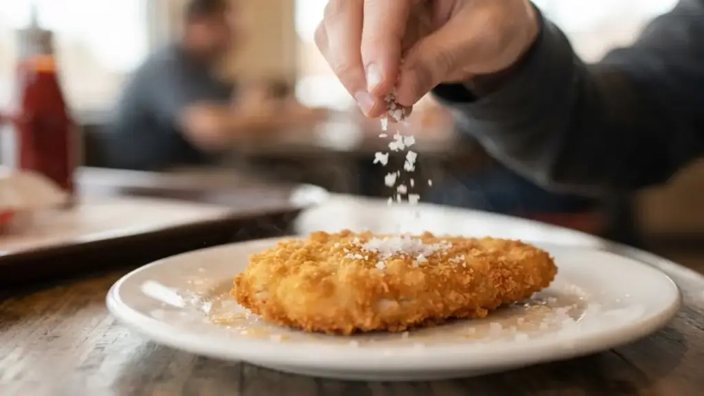 sprinkling-coarse-sea-salt-over-freshly-fried-fish-patties