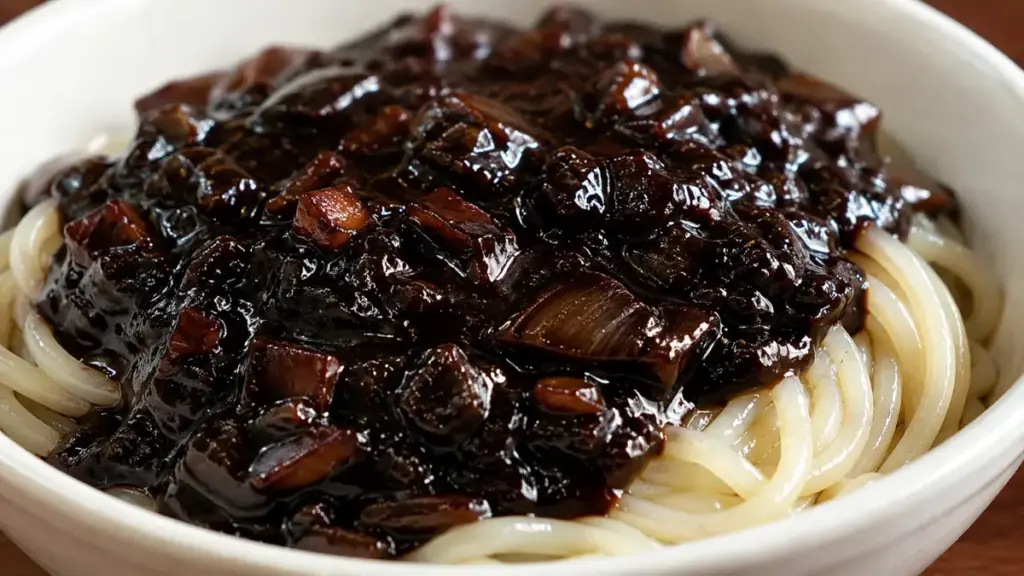 thick-korean-jajangmyeon-noodles-coated-in-glossy-black-bean-sauce