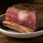 undercooked tough beef short rib showcasing unmelted fat from a rushed quick meal