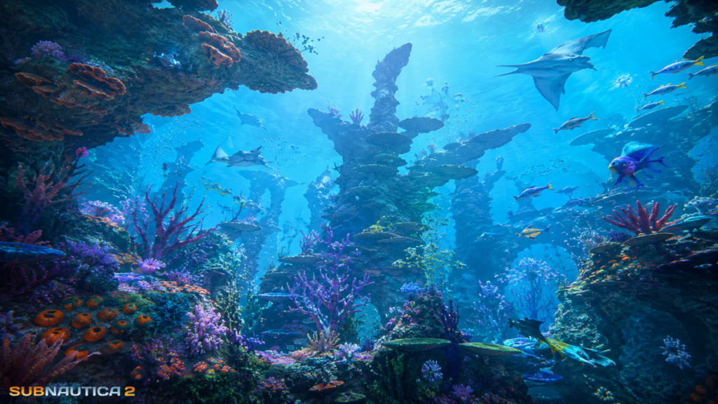 environment design for subnautica 2 future.