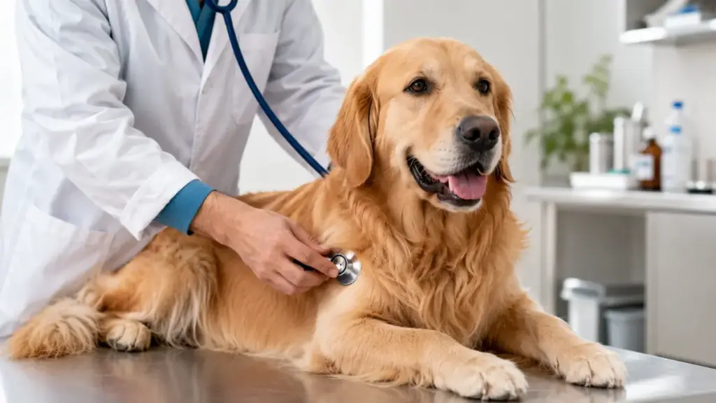 veterinarian-examining-a-dog-in-a-bright-clinic-for-health-safety