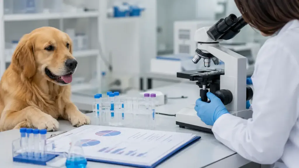 veterinary-laboratory-consultation-to-verify-canine-breeding-safety
