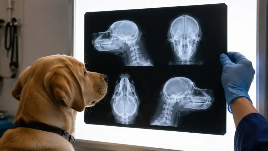 veterinary-radiograph-film-displaying-fetal-skeletal-structures