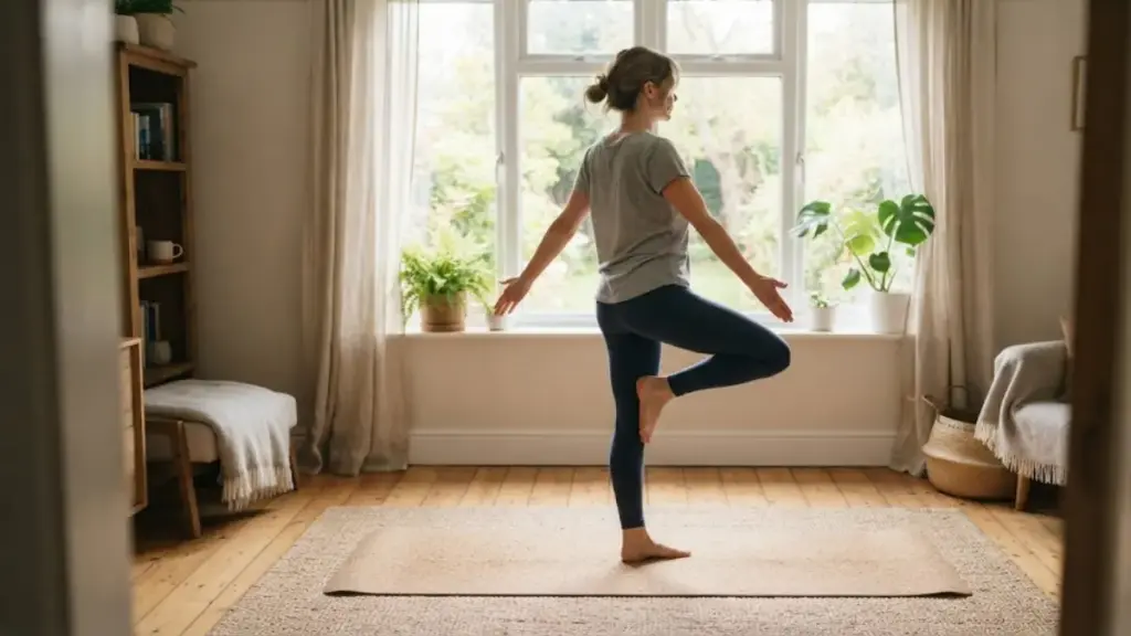 woman-practicing-gentle-yoga-stretches-near-a-sunlit-window
