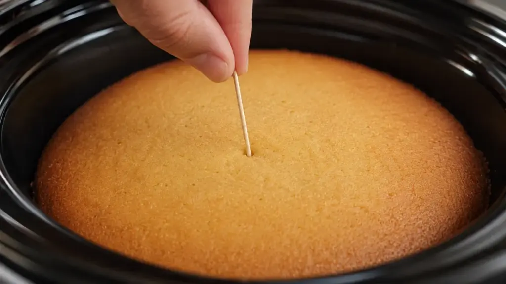 wooden-toothpick-test-checking-the-center-core-of-a-freshly-baked-countertop-pastry