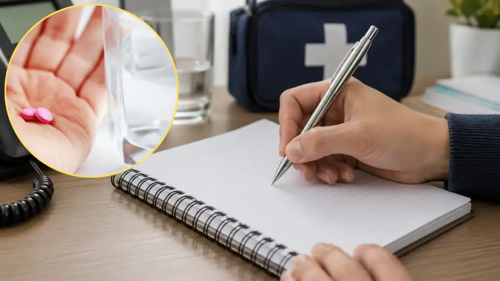 writing-emergency-contact-numbers-on-a-clean-paper-pad